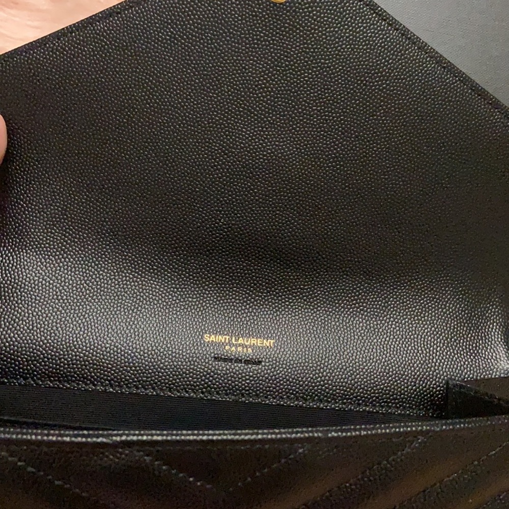 SOLD YSL MONOGRAM CLUTCH - Picture 4 of 8